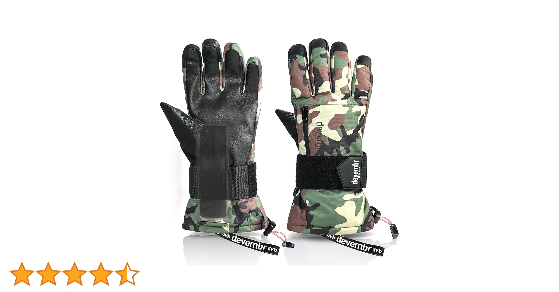 Amazon | スキーグローブ スノボ グローブ スノボー防寒手袋 手首